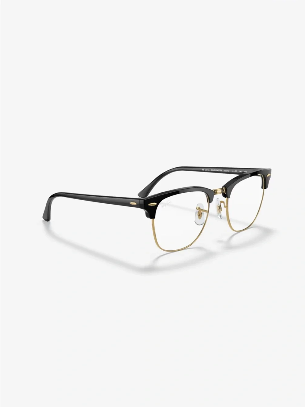 Ray-Ban Clubmaster Glasses in Black and Gold